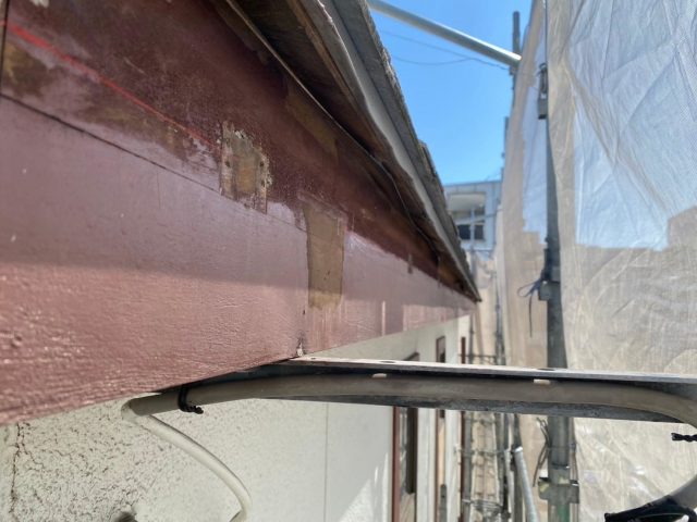 加古川市の既存樋・金物の撤去